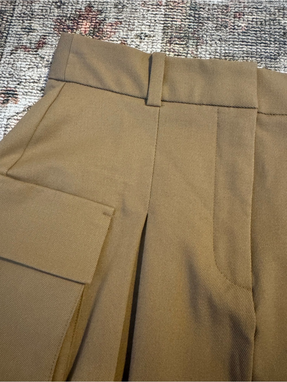 Aritzia Babaton Wool Twill Cotton Mini Skirt NWOT - Picture 6 of 12
